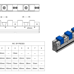 MULTIGRIP MACHINE VICE WITH SERRETED SLIDEWAYS