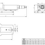 PRECISION MILLING MACHINE VICE FIXED BASE