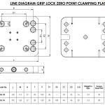 GRIP LOCK ZERO POINT CLAMPING RECEIVER PLATE
