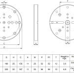 ADAPTOR PLATE FOR 5-AXIS VICES