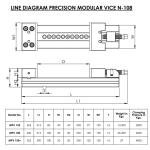 PRECISION MODULAR VICE WITH PARALLEL BLOCKS